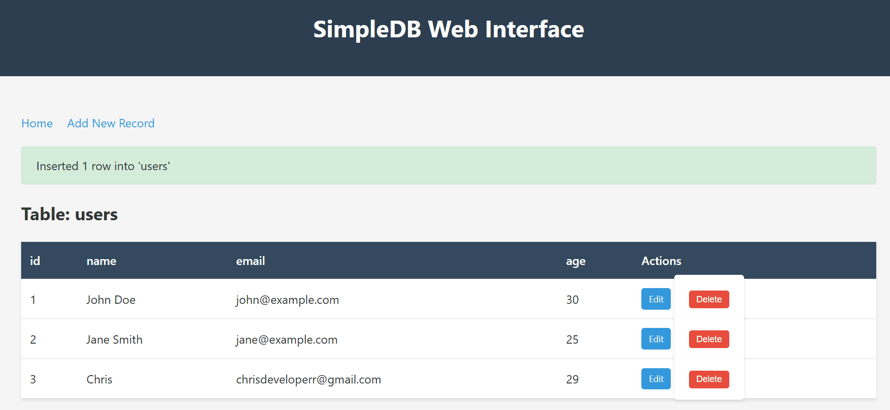 Pesapal Junior Dev Challenge - In-Memory RDBMS project preview